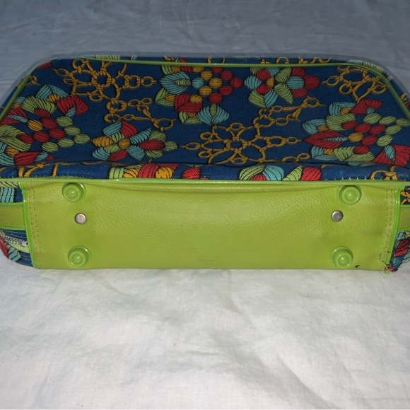 Penguin Travelers Cloth Suitcase with Lock Mod Japan Collectible Decor Vintage - Picture 4 of 15